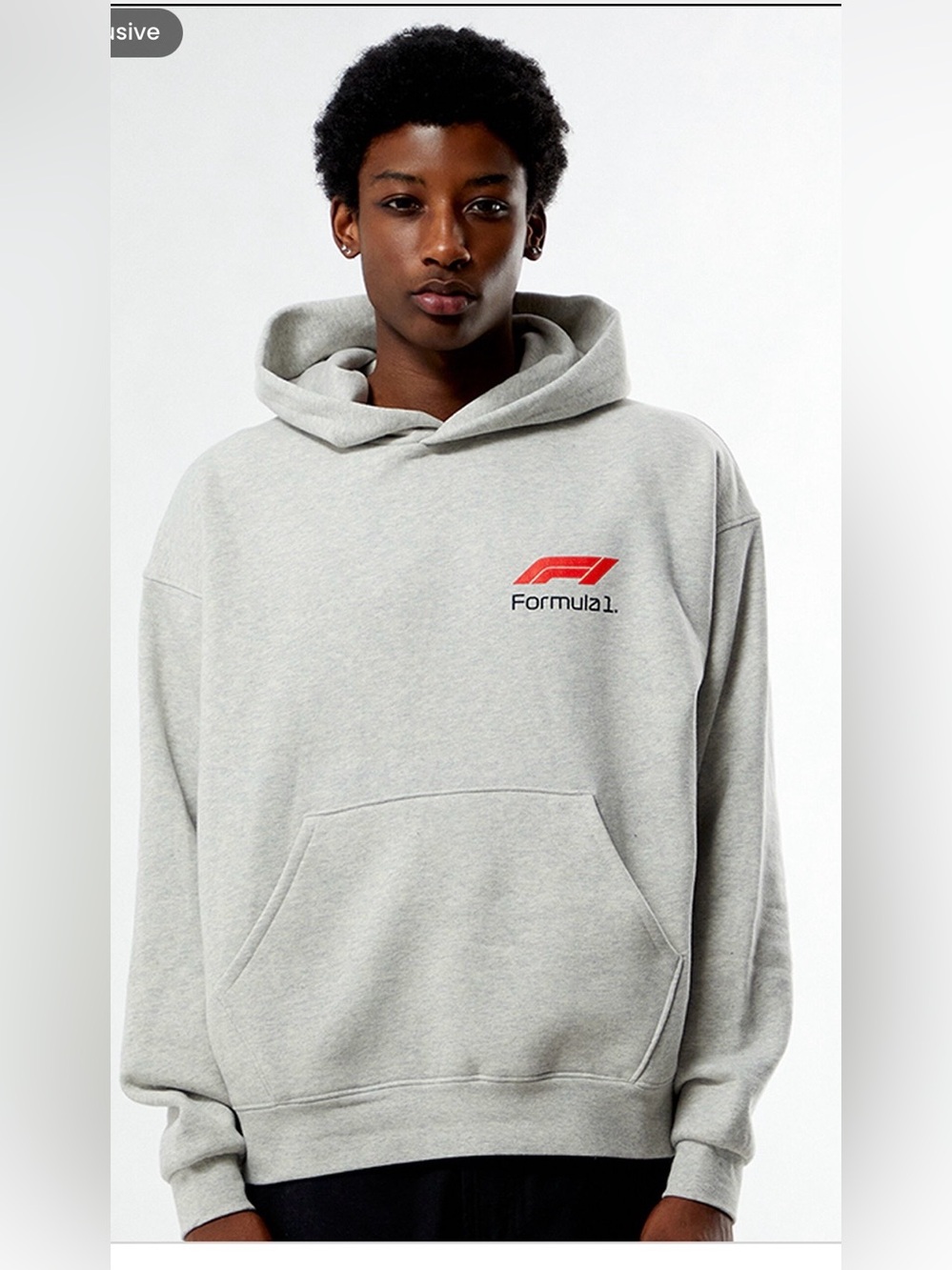 PacSun Formula One F1 Miami Grey Heavyweight Hoodie Sweatshirt Unisex Sz M